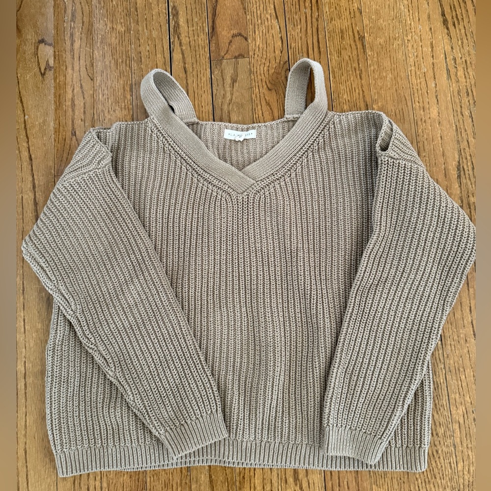LA Hearts Open Shoulder Sweater